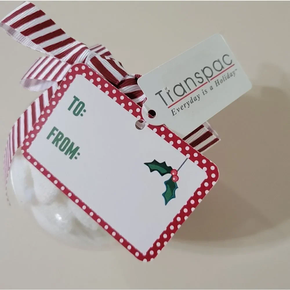 Holiday Women’s White and Red Knit Gloves Ornament
